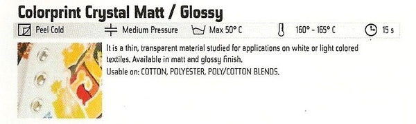 Siser ColorPrint Crystal Clear PU