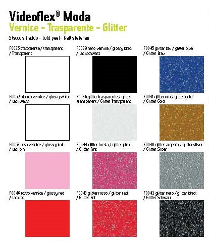 Siser Videoflex Moda Vernice &amp; Glitter