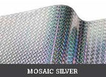 R Tape Coburn Mosaic 1/4" Silver & Colours