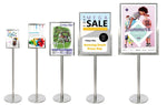 Poster Holder Stands (stainless steel)