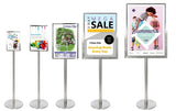 Poster Holder Stands (stainless steel)