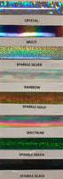 Sparkle Effects Heat Transfer film