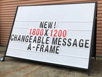 Changeable Message A-Frame