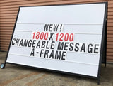 Changeable Message A-Frame